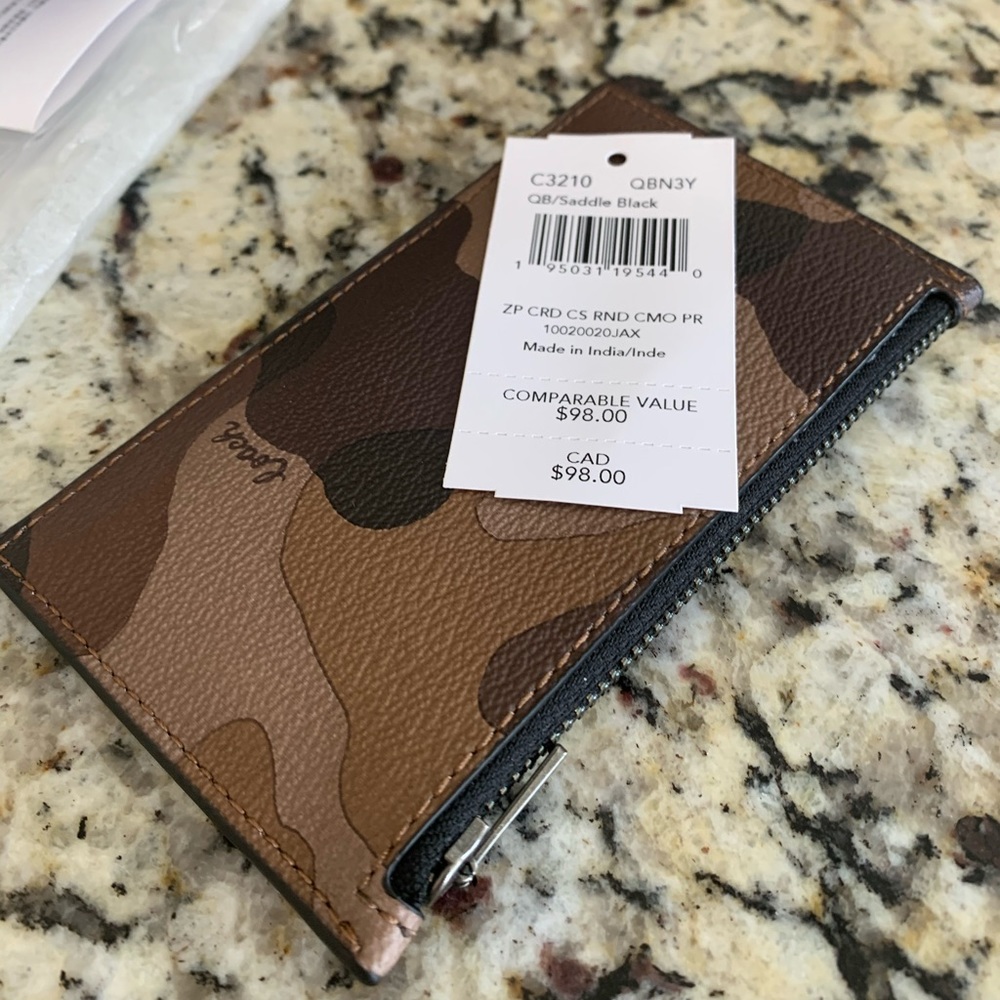 Coach card case